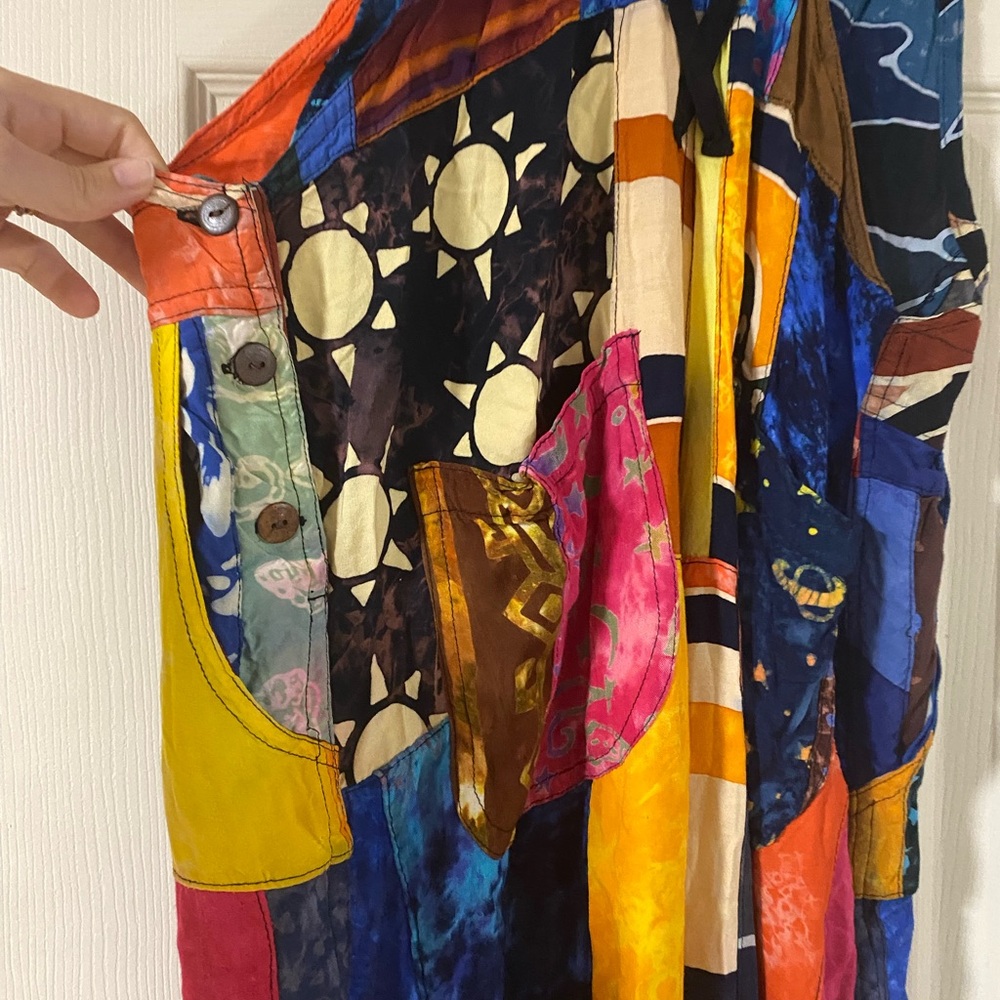 Rey Wear Patchwork Overalls - image 5